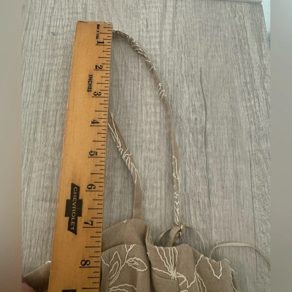 Zara Tan Floral Midi Dress - Picture 4 of 11